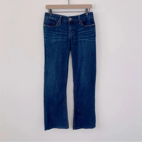 7 Seven For All Mankind Dojo Jeans 29 Flared Denim Bootcut Boho low rise - Picture 1 of 9